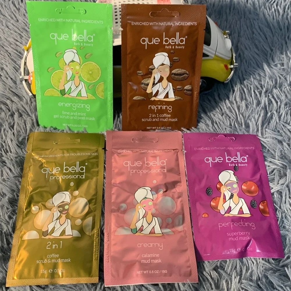 Facial Mud Mask, by Que Bella 0.5oz BRAND NEW - Picture 2 of 7